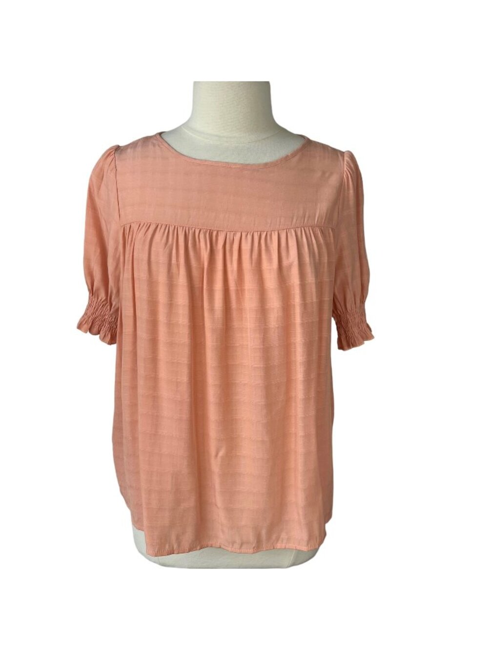 Shein Blouse Top Shirt Large Orange Casual Summer‎